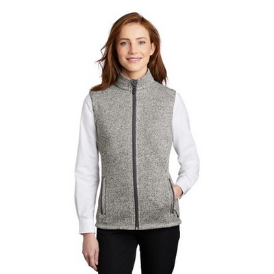 Port Authority ® Women's Sweater Fleece Vest